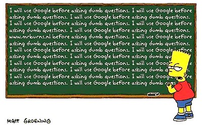 This image illustrates that usually, Google has all the answers and that we often go to Google first.